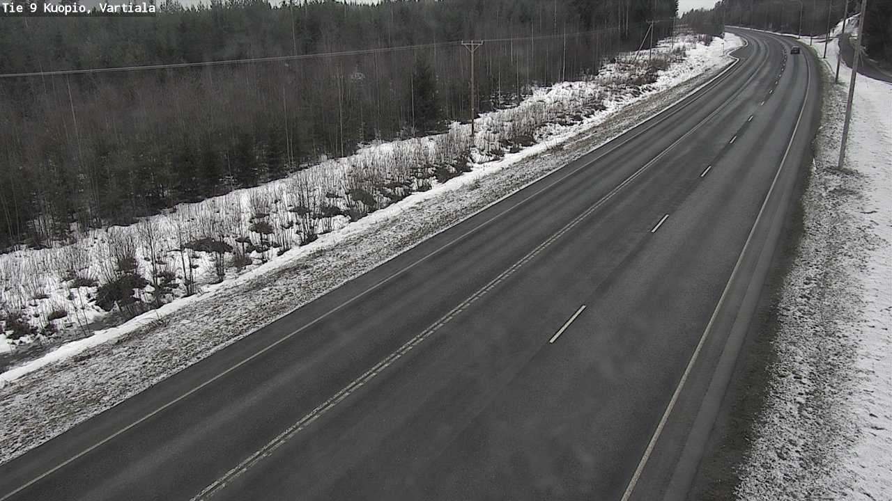 Kelikamerat Kuva Tie 9 Kuopio, Vartiala, Kuopio, Pohjois-Savo