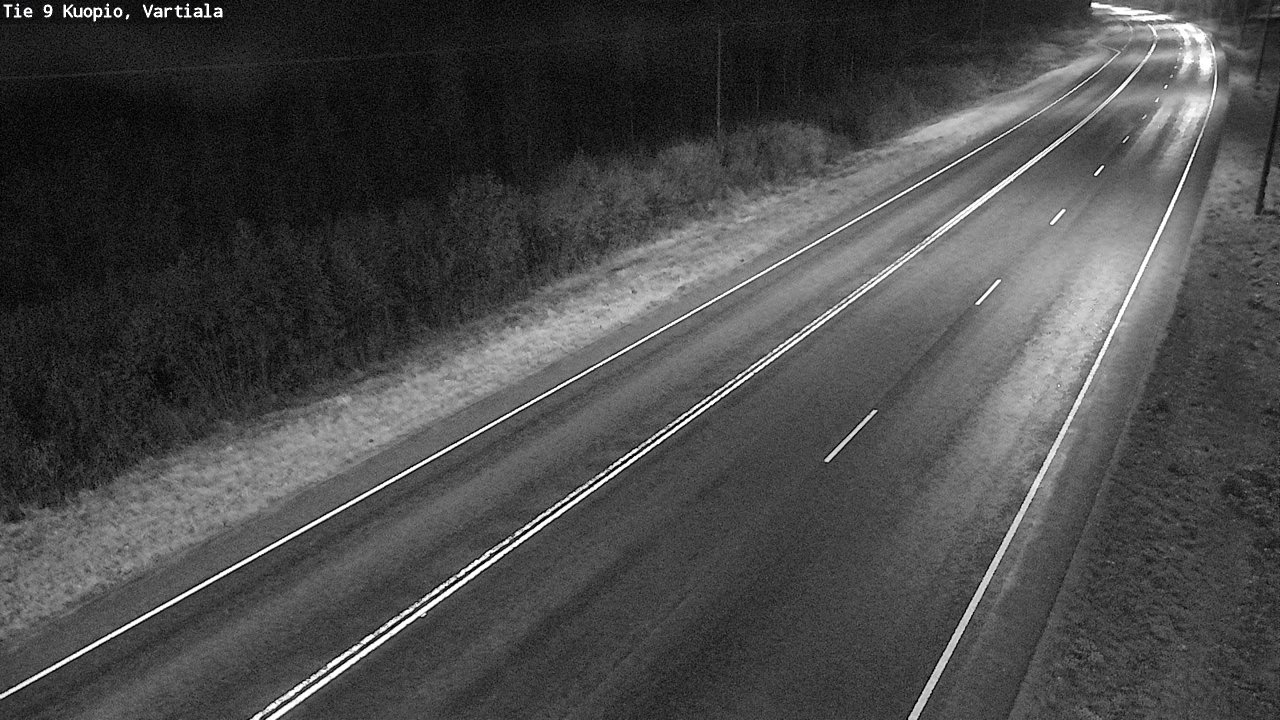 Weather Camera Image Road 9 Kuopio, Vartiala, Kuopio, Pohjois-Savo