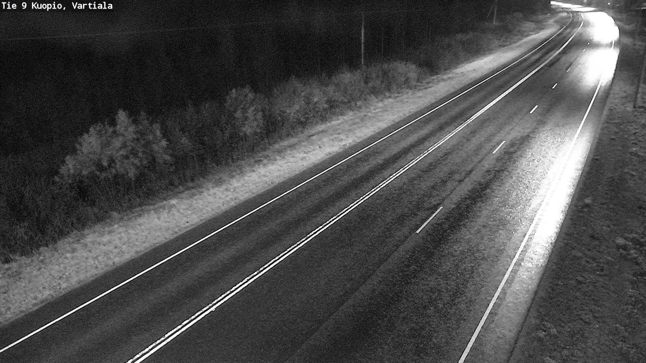 Weather Camera Image Road 9 Kuopio, Vartiala, Kuopio, Pohjois-Savo