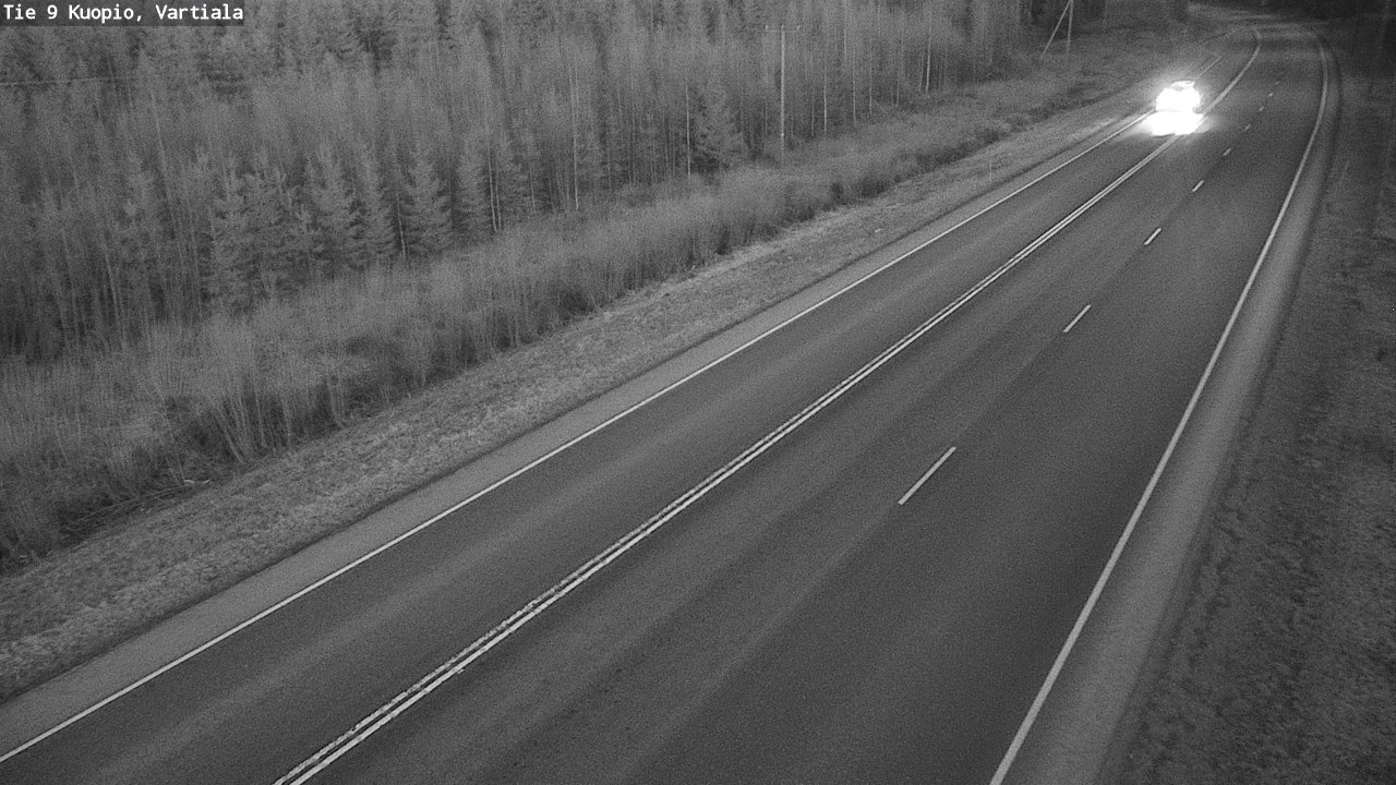 Kelikamerat Kuva Tie 9 Kuopio, Vartiala, Kuopio, Pohjois-Savo