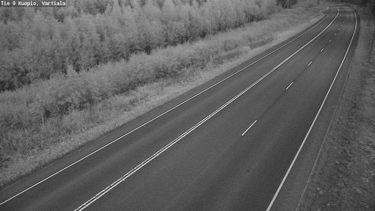 Weather Camera Image Väg 9 Kuopio, Vartiala, Kuopio, Pohjois-Savo