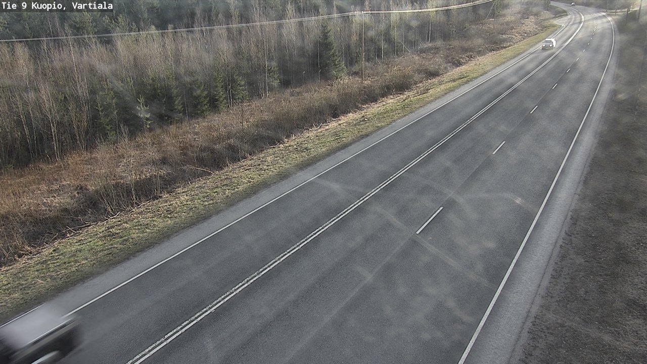 Weather Camera Image Väg 9 Kuopio, Vartiala, Kuopio, Pohjois-Savo