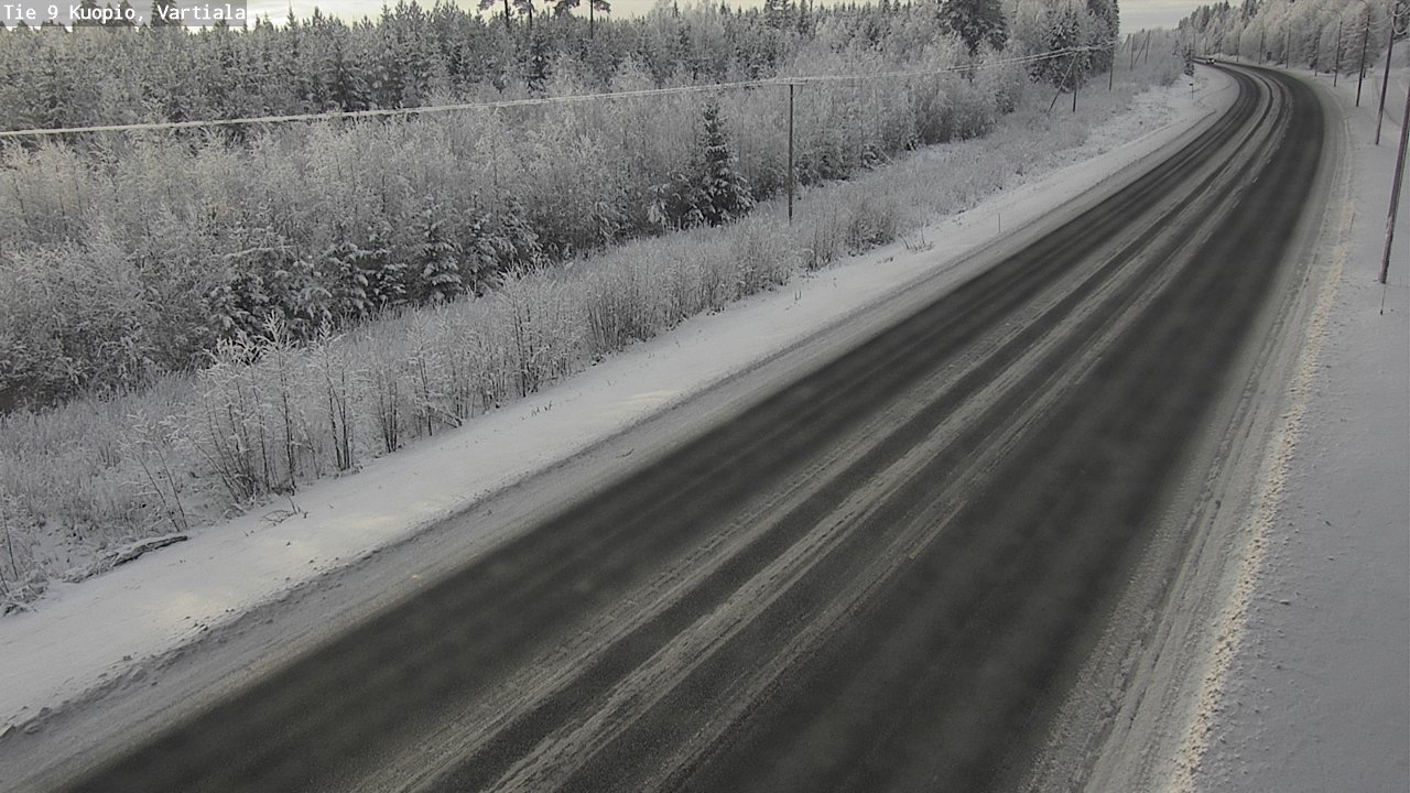 Kelikamerat Kuva Tie 9 Kuopio, Vartiala, Kuopio, Pohjois-Savo