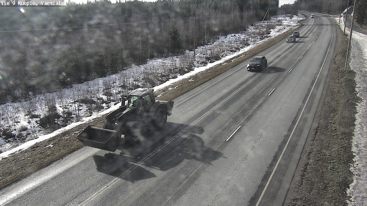 Kelikamerat Kuva Tie 9 Kuopio, Vartiala, Kuopio, Pohjois-Savo