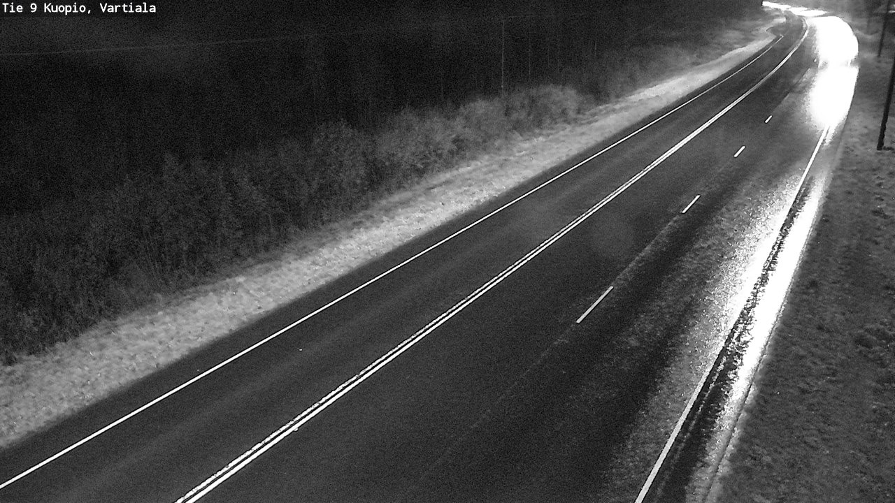 Weather Camera Image Road 9 Kuopio, Vartiala, Kuopio, Pohjois-Savo