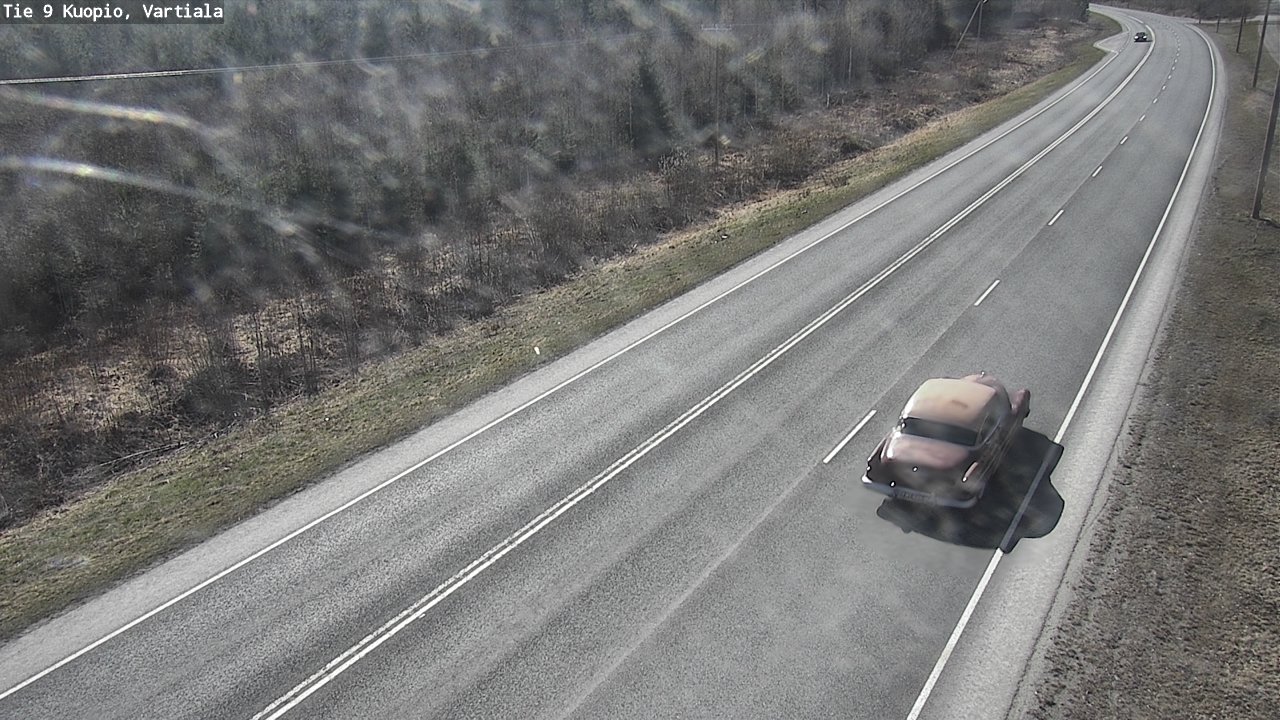 Weather Camera Image Väg 9 Kuopio, Vartiala, Kuopio, Pohjois-Savo