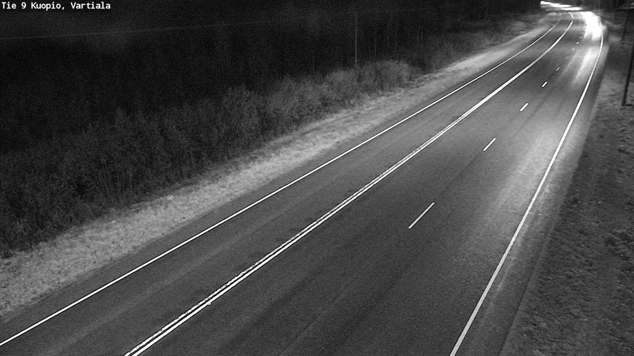 Weather Camera Image Road 9 Kuopio, Vartiala, Kuopio, Pohjois-Savo