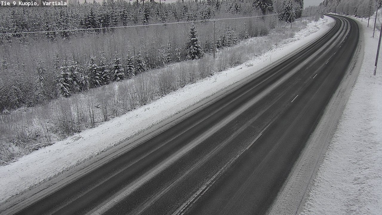 Kelikamerat Kuva Tie 9 Kuopio, Vartiala, Kuopio, Pohjois-Savo