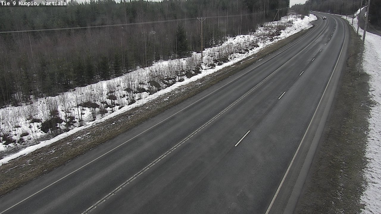 Kelikamerat Kuva Tie 9 Kuopio, Vartiala, Kuopio, Pohjois-Savo