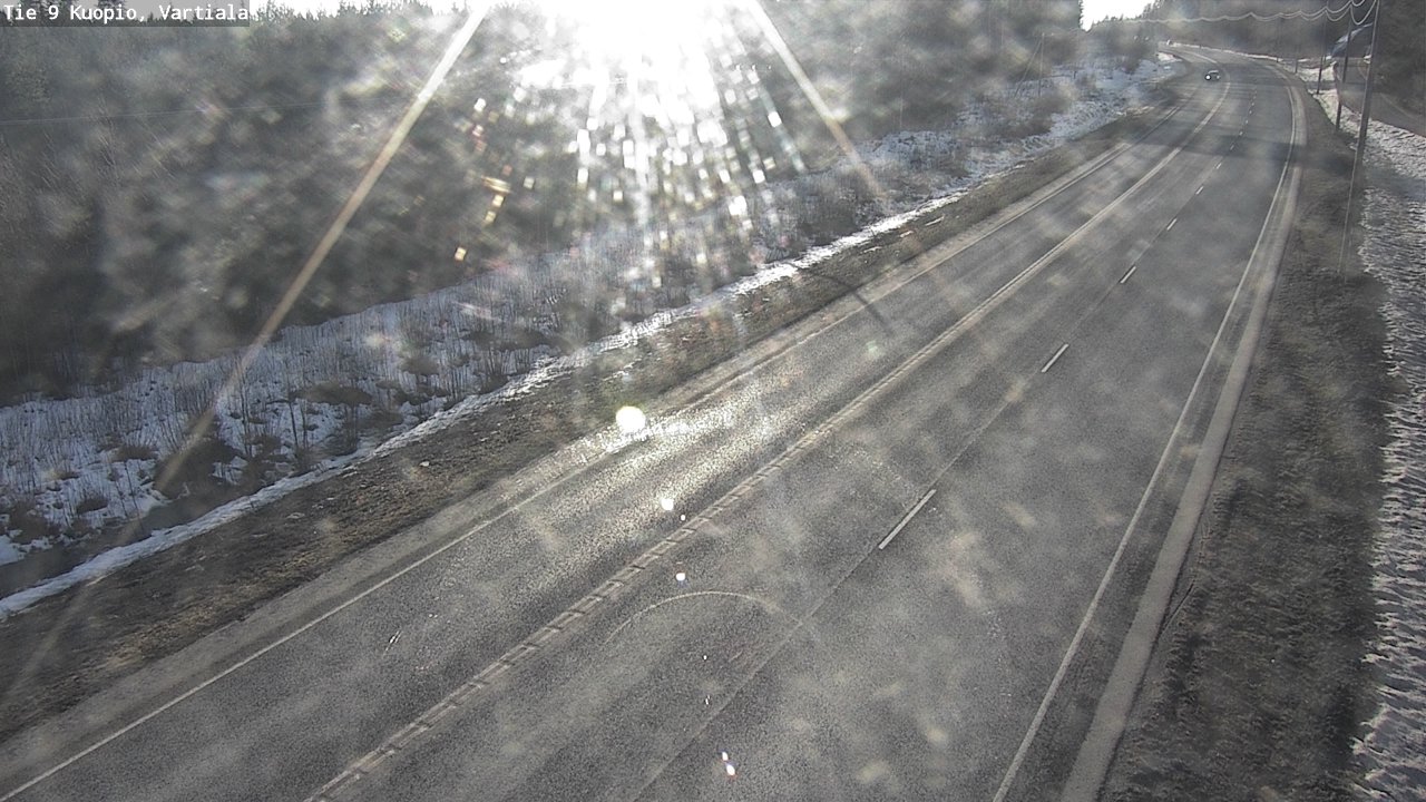 Kelikamerat Kuva Tie 9 Kuopio, Vartiala, Kuopio, Pohjois-Savo