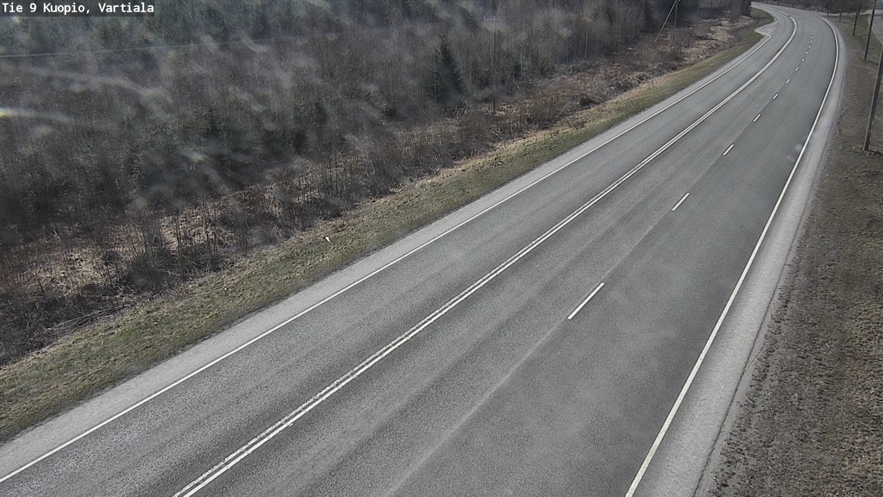 Weather Camera Image Väg 9 Kuopio, Vartiala, Kuopio, Pohjois-Savo