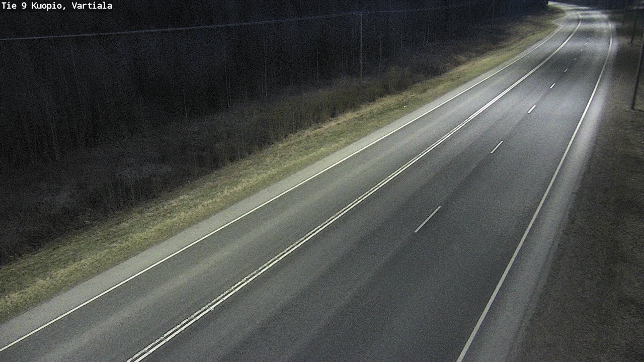 Weather Camera Image Väg 9 Kuopio, Vartiala, Kuopio, Pohjois-Savo