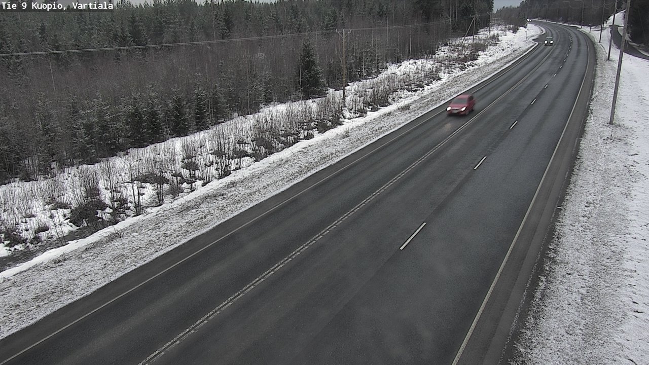 Kelikamerat Kuva Tie 9 Kuopio, Vartiala, Kuopio, Pohjois-Savo