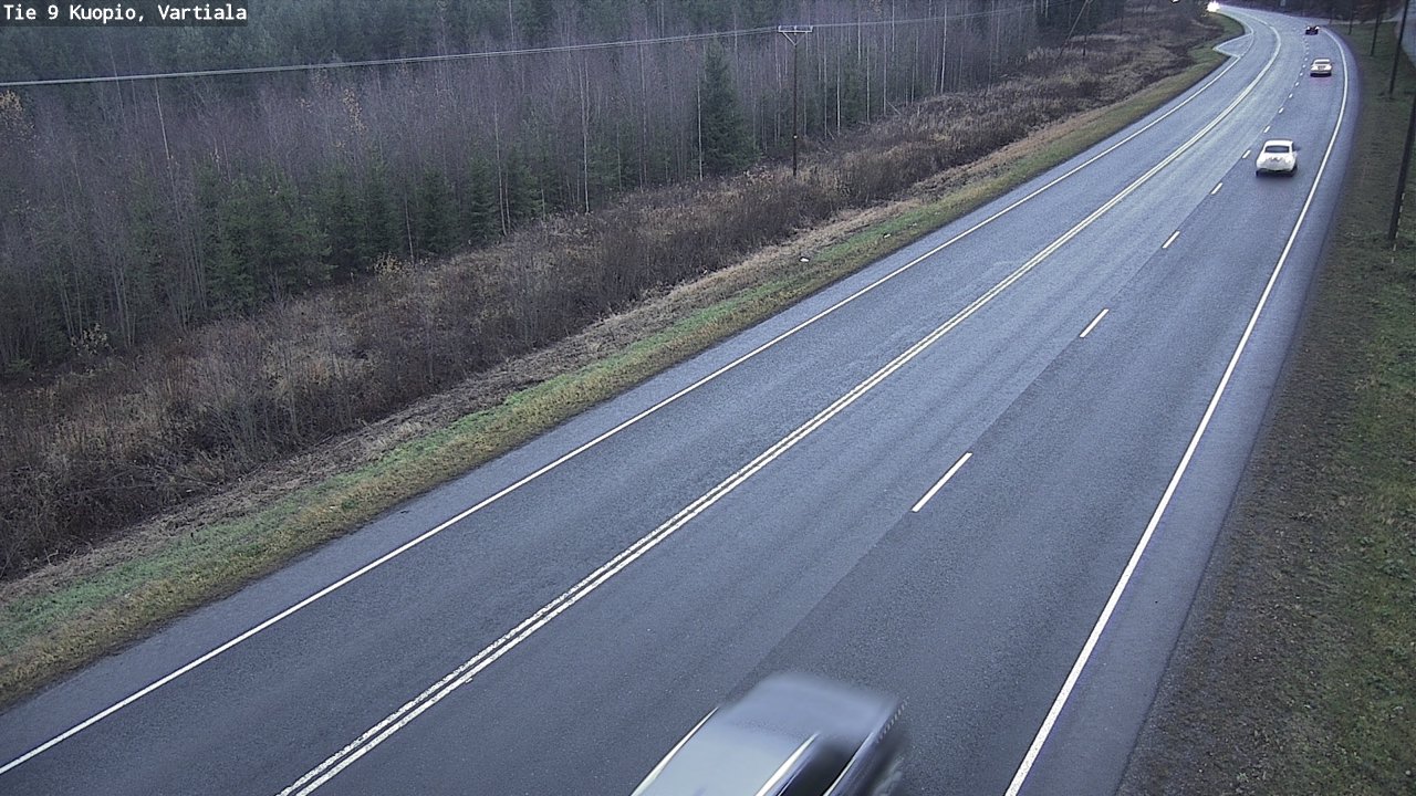 Weather Camera Image Väg 9 Kuopio, Vartiala, Kuopio, Pohjois-Savo