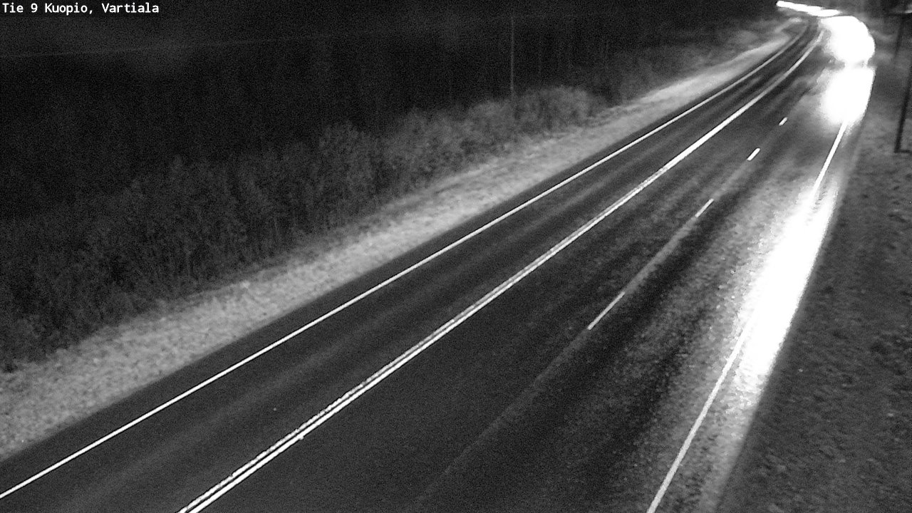 Weather Camera Image Road 9 Kuopio, Vartiala, Kuopio, Pohjois-Savo