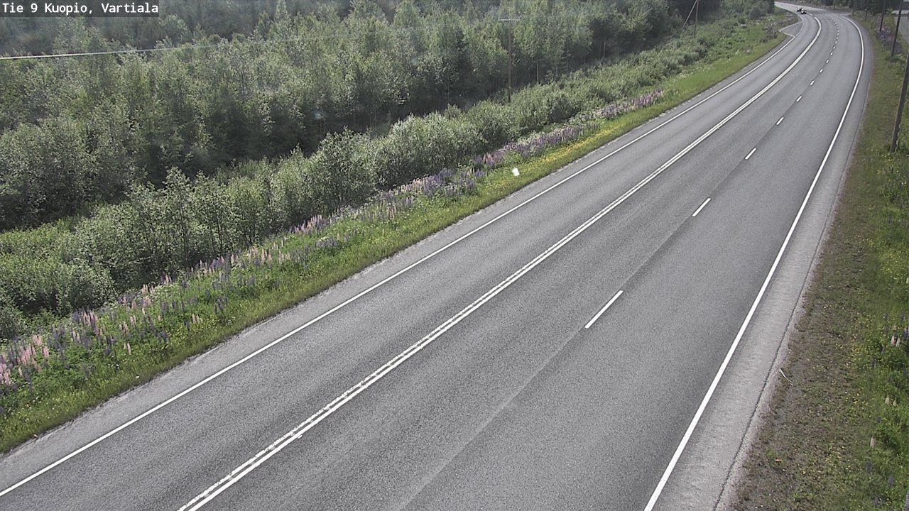 Weather Camera Image Road 9 Kuopio, Vartiala, Kuopio, Pohjois-Savo