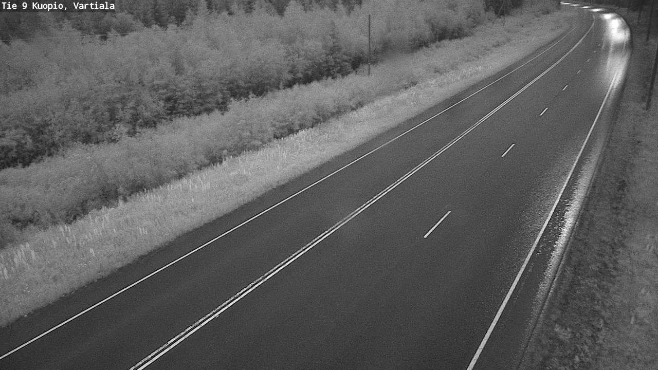 Weather Camera Image Road 9 Kuopio, Vartiala, Kuopio, Pohjois-Savo