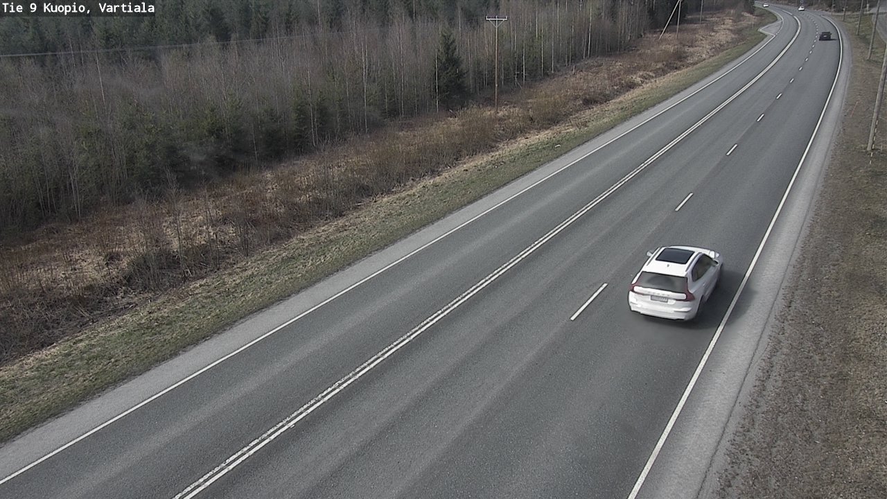 Weather Camera Image Road 9 Kuopio, Vartiala, Kuopio, Pohjois-Savo