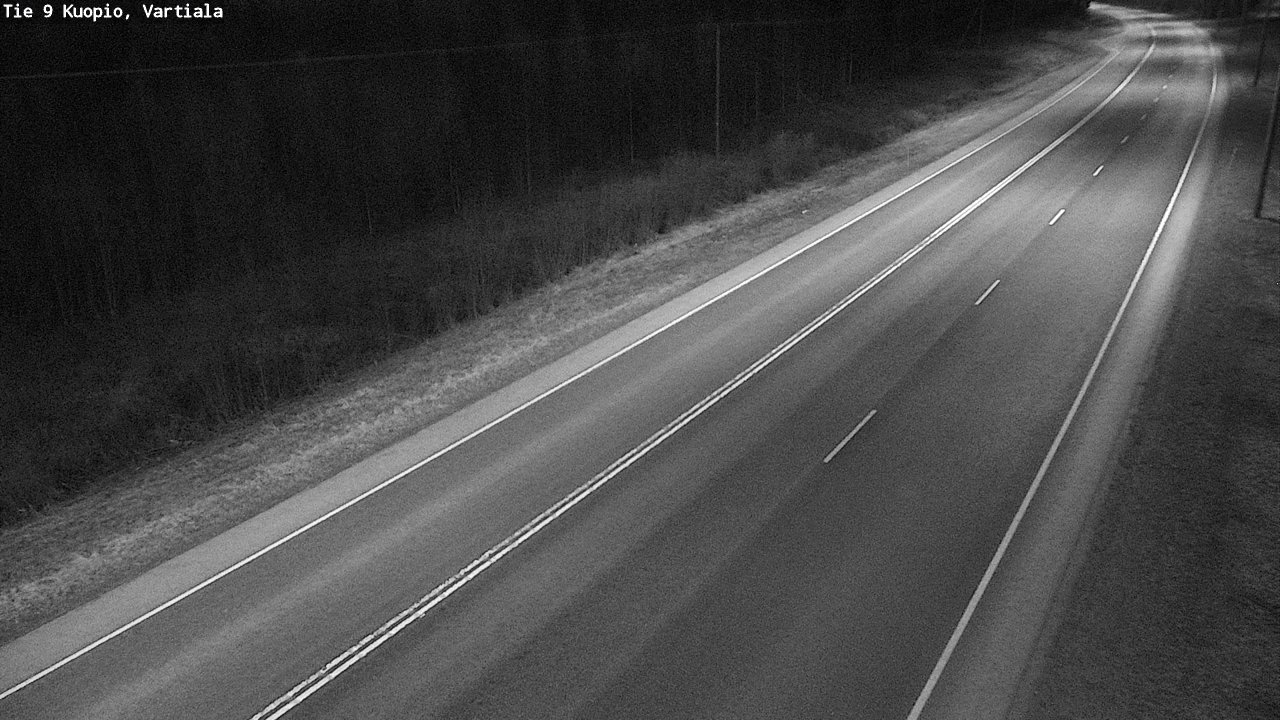 Weather Camera Image Väg 9 Kuopio, Vartiala, Kuopio, Pohjois-Savo