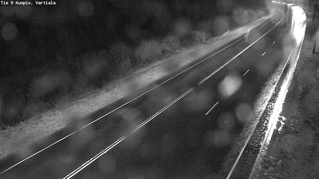 Weather Camera Image Road 9 Kuopio, Vartiala, Kuopio, Pohjois-Savo
