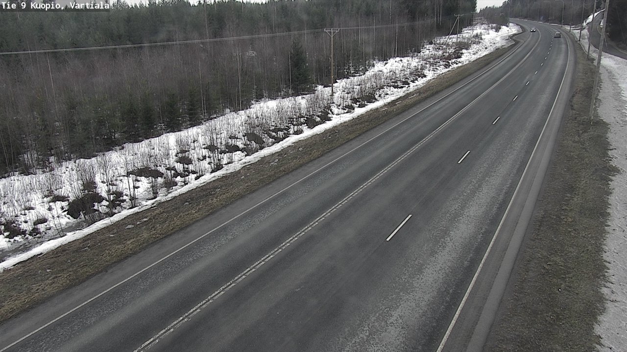 Kelikamerat Kuva Tie 9 Kuopio, Vartiala, Kuopio, Pohjois-Savo