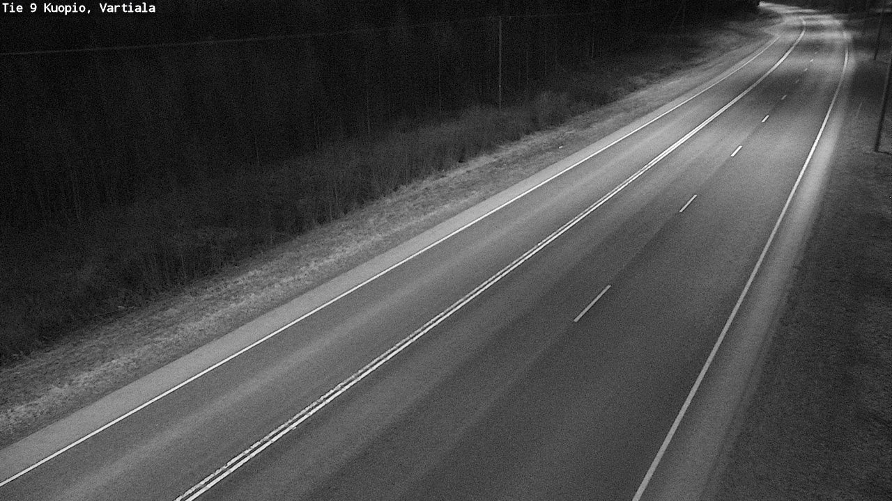 Weather Camera Image Väg 9 Kuopio, Vartiala, Kuopio, Pohjois-Savo