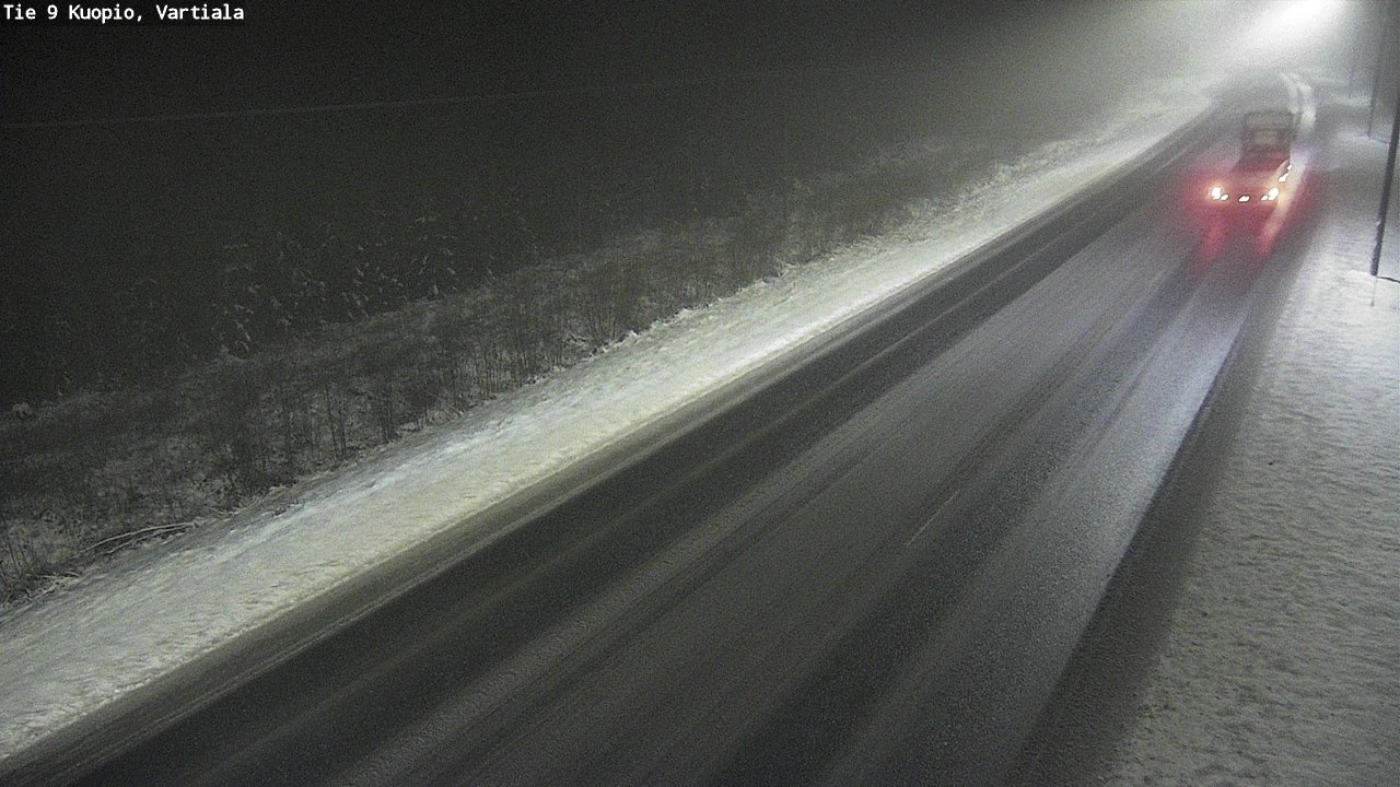 Weather Camera Image Road 9 Kuopio, Vartiala, Kuopio, Pohjois-Savo