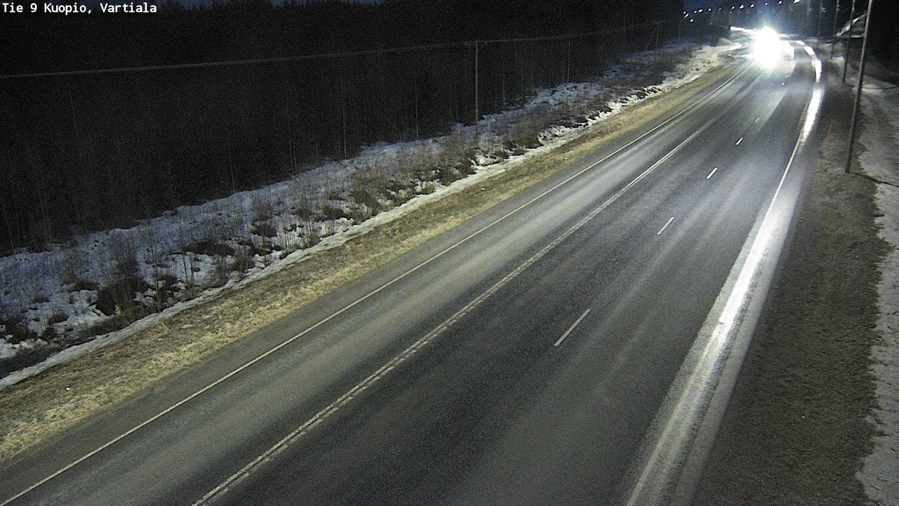 Weather Camera Image Road 9 Kuopio, Vartiala, Kuopio, Pohjois-Savo