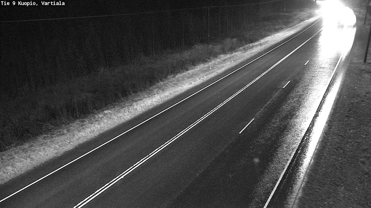 Weather Camera Image Väg 9 Kuopio, Vartiala, Kuopio, Pohjois-Savo