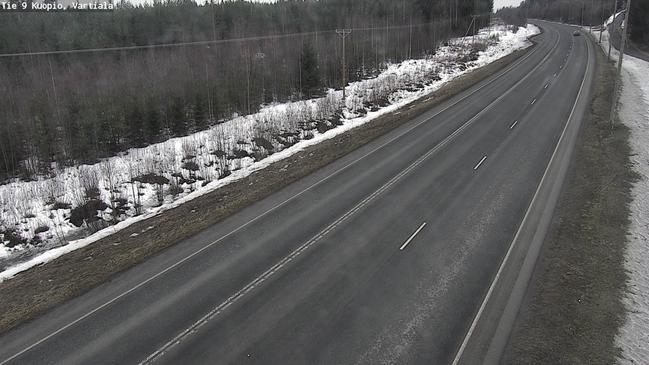 Kelikamerat Kuva Tie 9 Kuopio, Vartiala, Kuopio, Pohjois-Savo