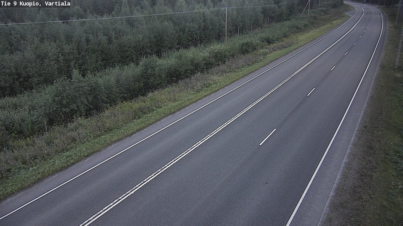 Kelikamerat Kuva Tie 9 Kuopio, Vartiala, Kuopio, Pohjois-Savo