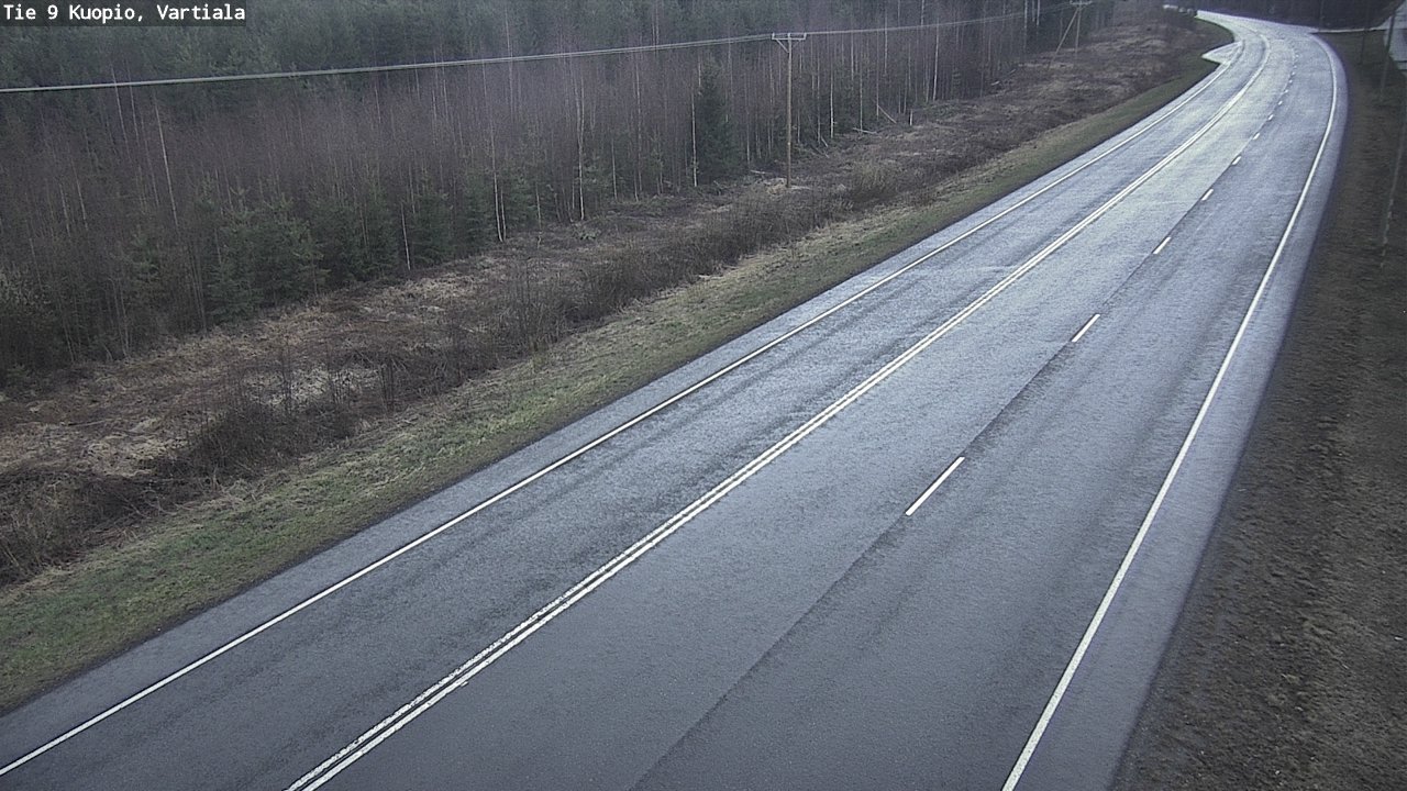 Kelikamerat Kuva Tie 9 Kuopio, Vartiala, Kuopio, Pohjois-Savo