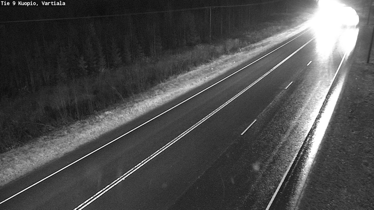 Weather Camera Image Väg 9 Kuopio, Vartiala, Kuopio, Pohjois-Savo