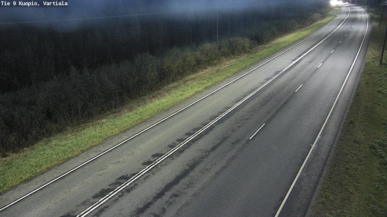Weather Camera Image Road 9 Kuopio, Vartiala, Kuopio, Pohjois-Savo