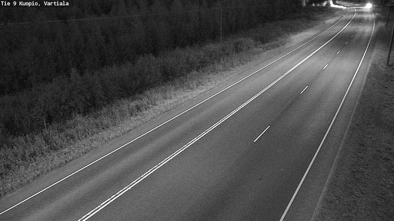 Weather Camera Image Väg 9 Kuopio, Vartiala, Kuopio, Pohjois-Savo