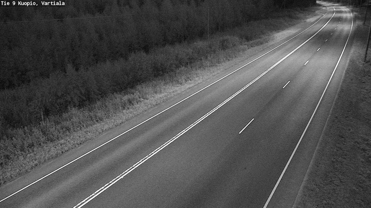 Weather Camera Image Väg 9 Kuopio, Vartiala, Kuopio, Pohjois-Savo