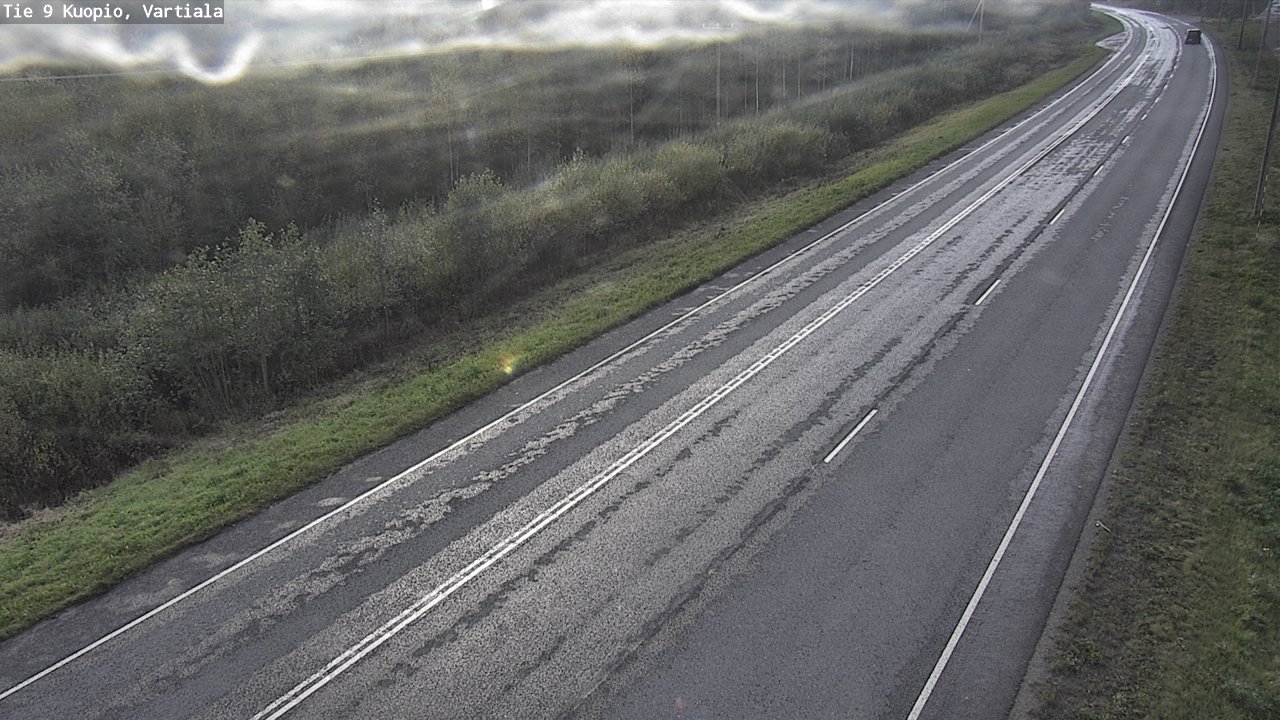 Weather Camera Image Road 9 Kuopio, Vartiala, Kuopio, Pohjois-Savo