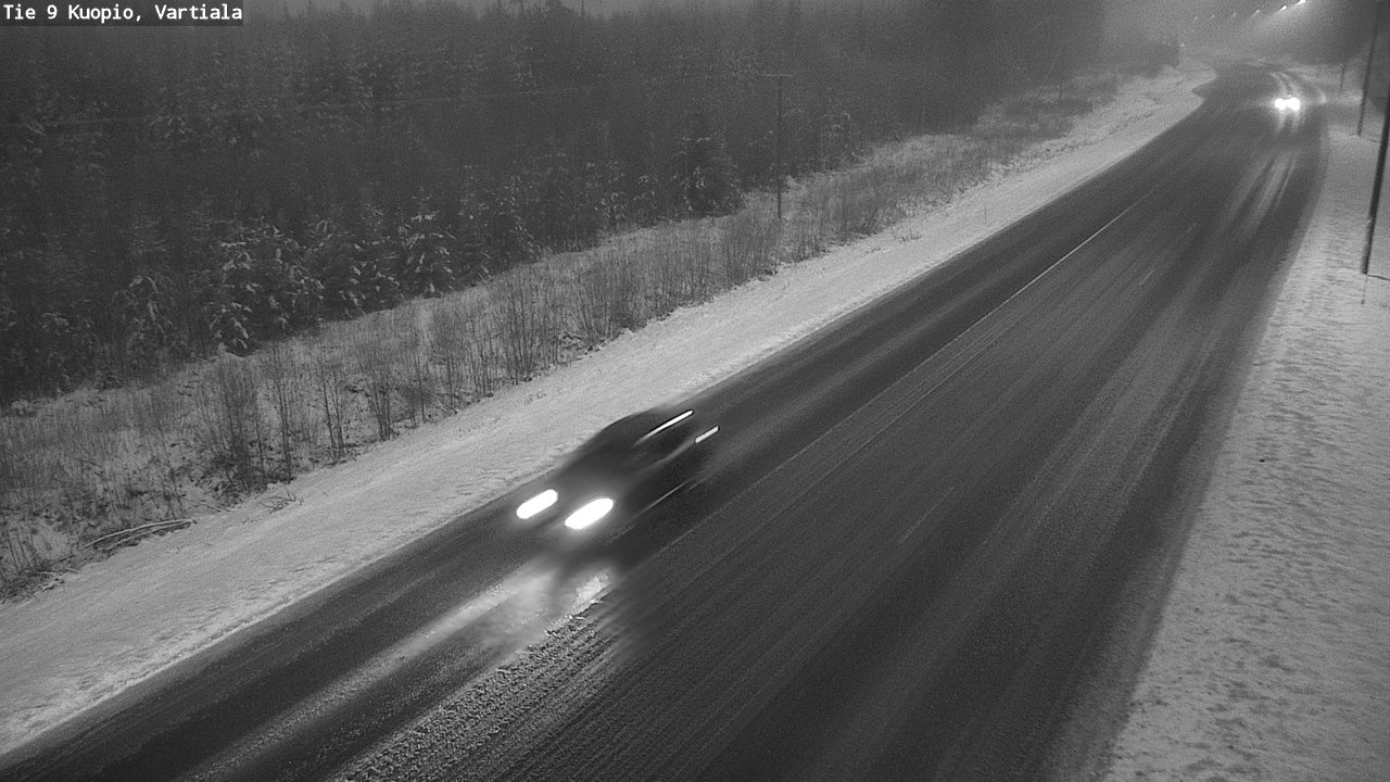Weather Camera Image Road 9 Kuopio, Vartiala, Kuopio, Pohjois-Savo