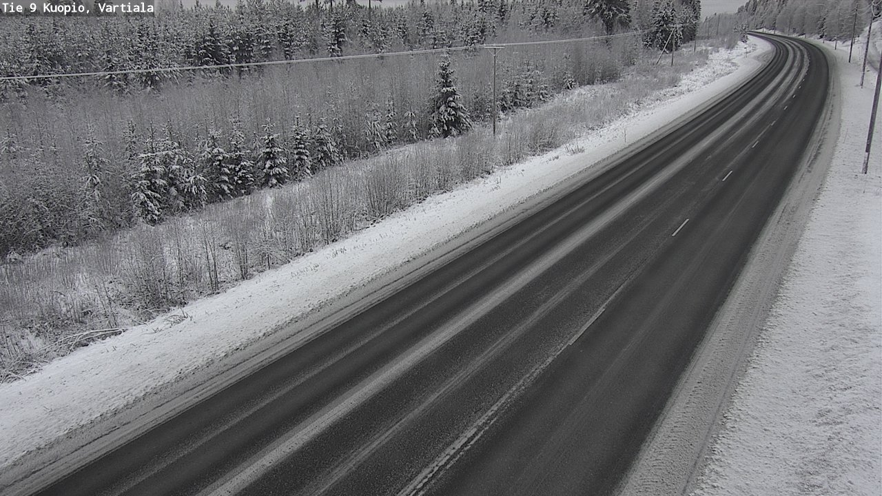Kelikamerat Kuva Tie 9 Kuopio, Vartiala, Kuopio, Pohjois-Savo