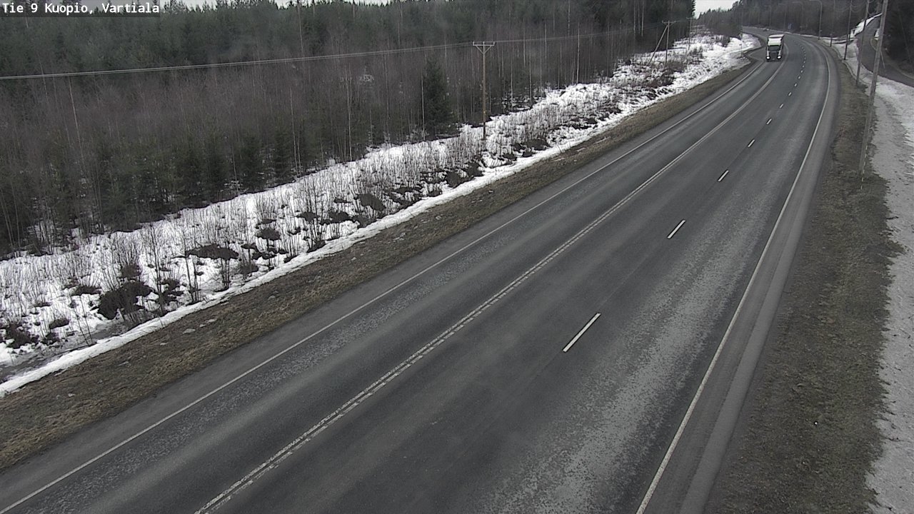 Kelikamerat Kuva Tie 9 Kuopio, Vartiala, Kuopio, Pohjois-Savo