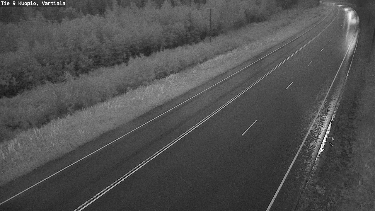 Weather Camera Image Road 9 Kuopio, Vartiala, Kuopio, Pohjois-Savo