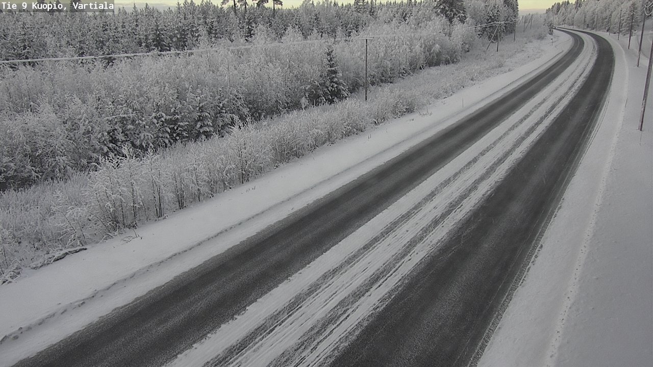 Kelikamerat Kuva Tie 9 Kuopio, Vartiala, Kuopio, Pohjois-Savo