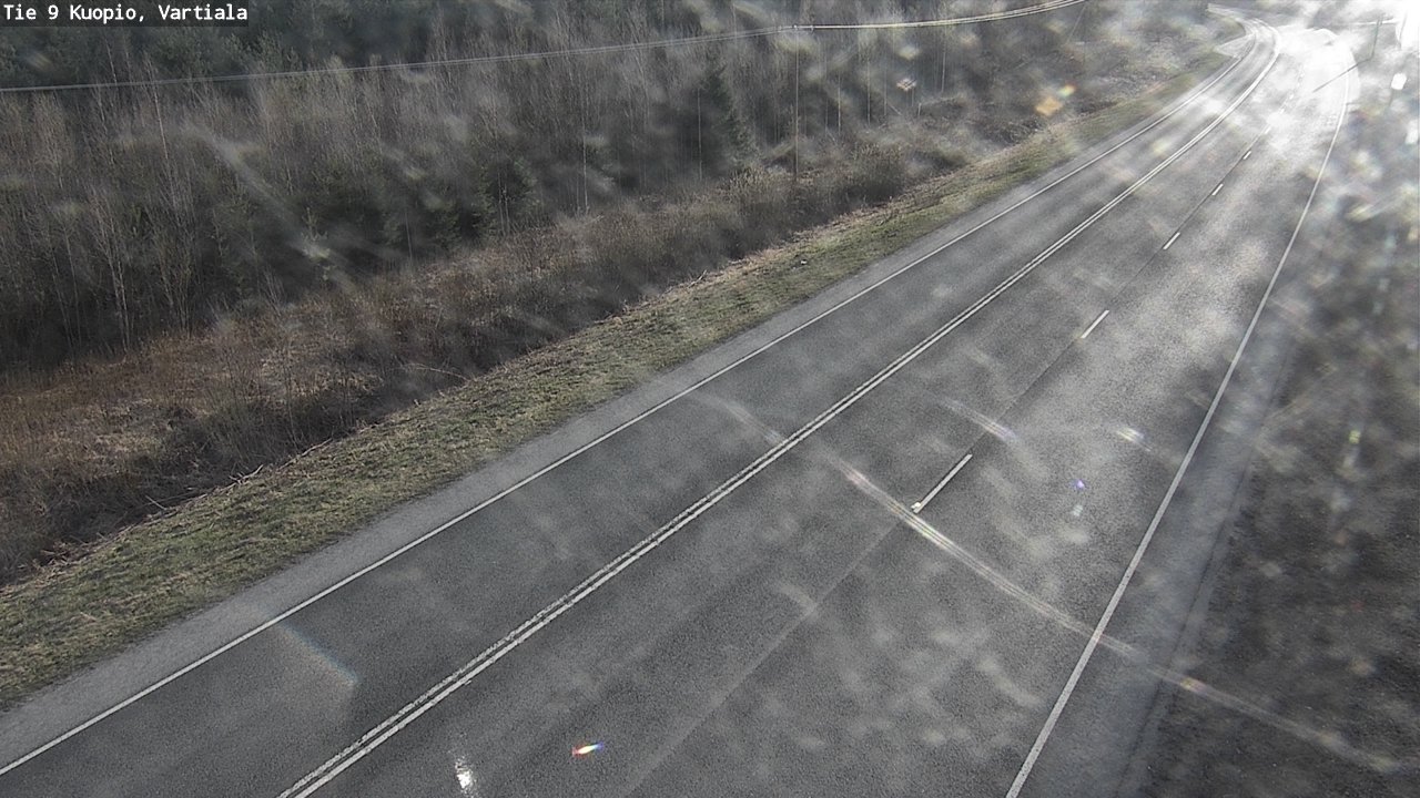 Weather Camera Image Väg 9 Kuopio, Vartiala, Kuopio, Pohjois-Savo
