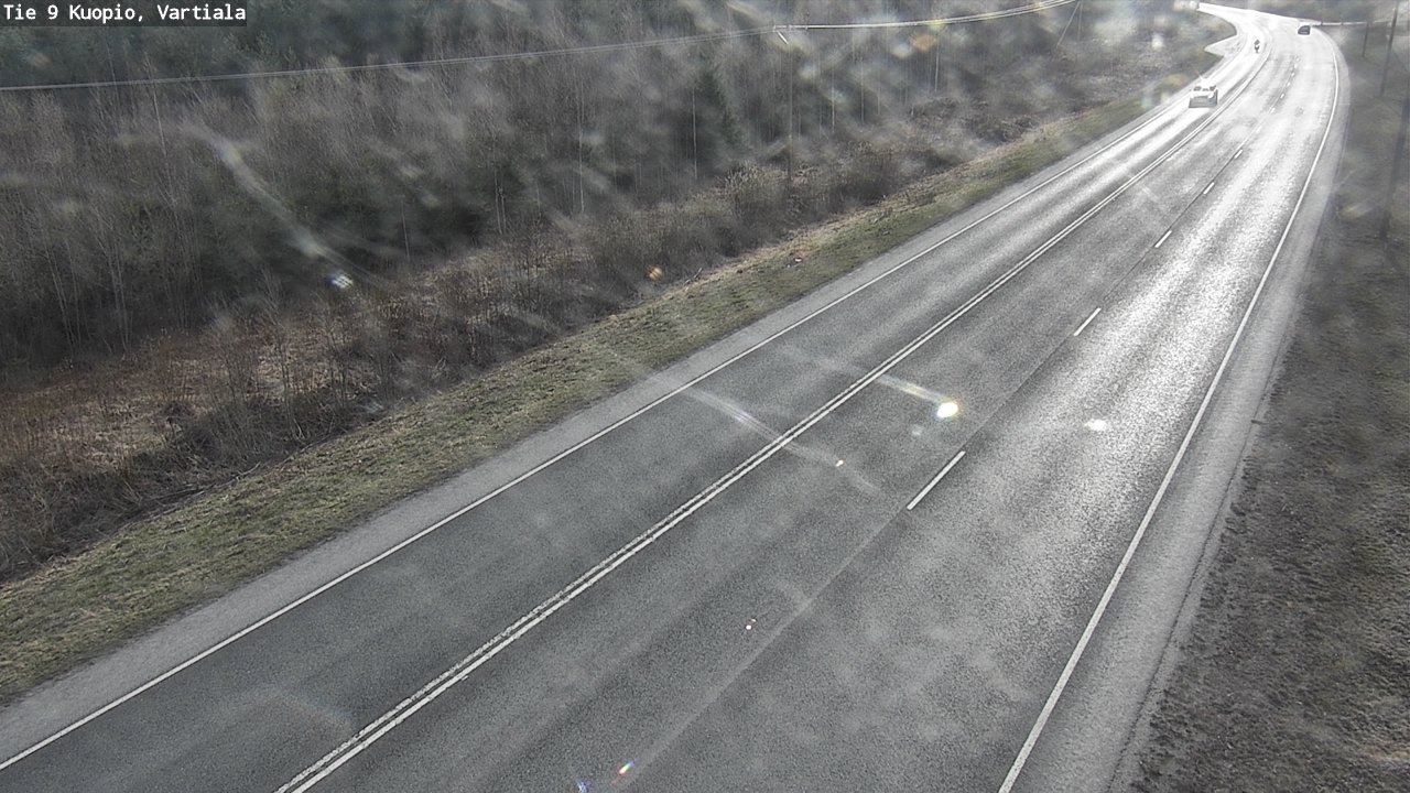Weather Camera Image Väg 9 Kuopio, Vartiala, Kuopio, Pohjois-Savo