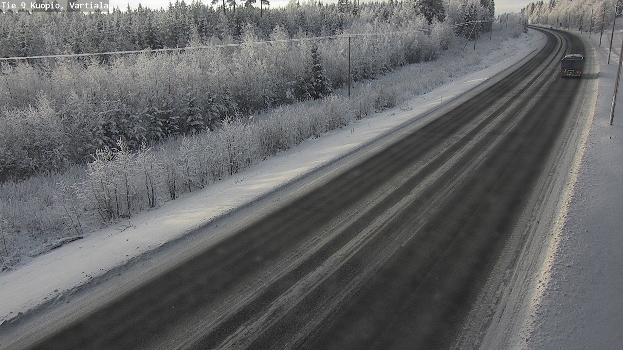 Kelikamerat Kuva Tie 9 Kuopio, Vartiala, Kuopio, Pohjois-Savo