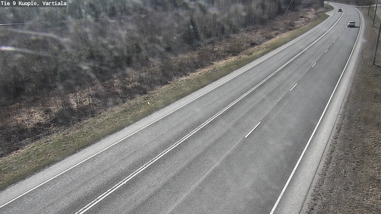 Weather Camera Image Väg 9 Kuopio, Vartiala, Kuopio, Pohjois-Savo