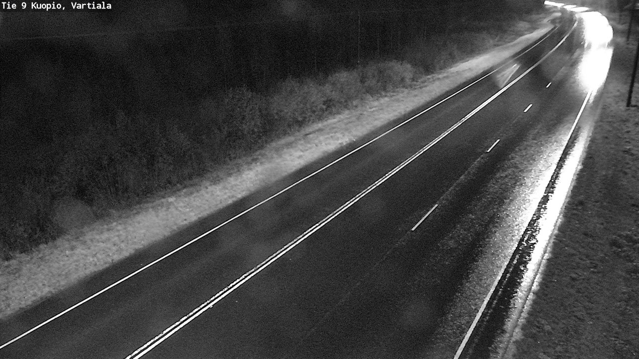 Weather Camera Image Road 9 Kuopio, Vartiala, Kuopio, Pohjois-Savo