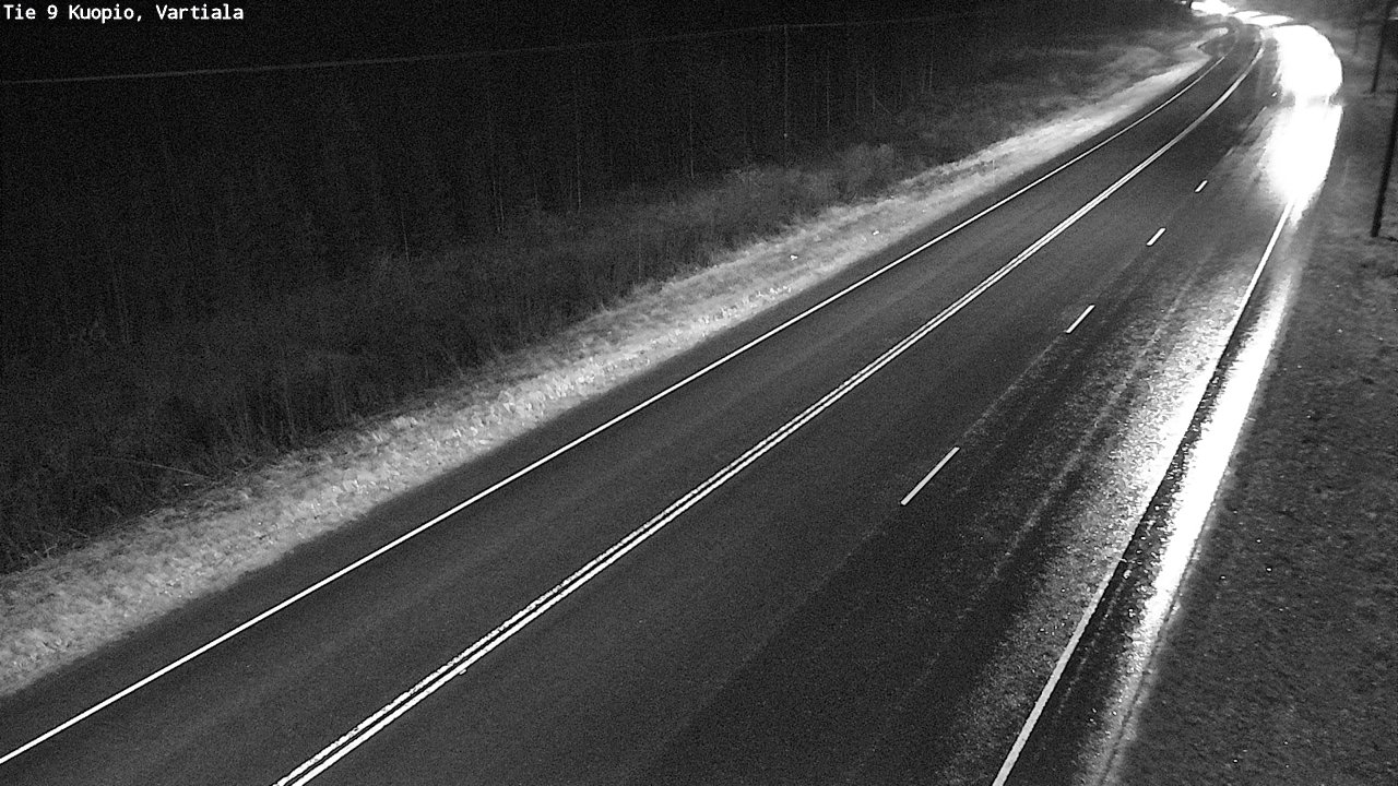 Weather Camera Image Väg 9 Kuopio, Vartiala, Kuopio, Pohjois-Savo