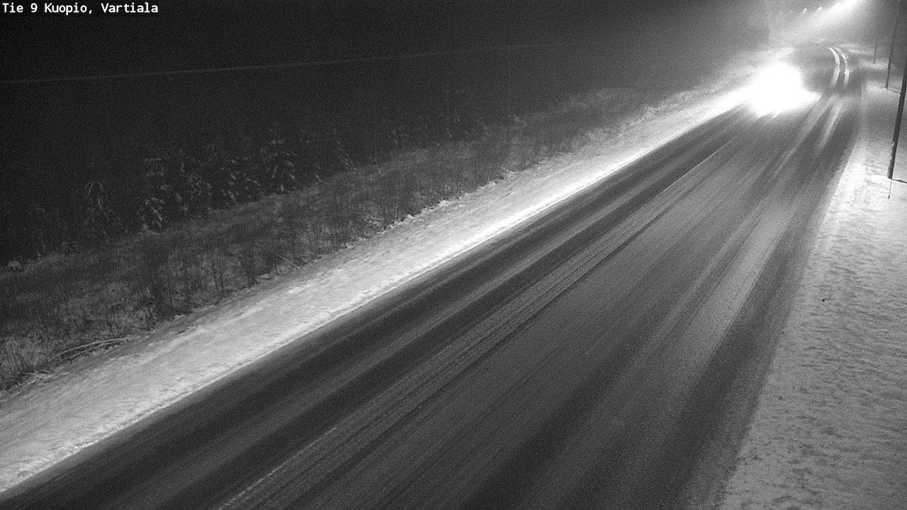 Weather Camera Image Road 9 Kuopio, Vartiala, Kuopio, Pohjois-Savo