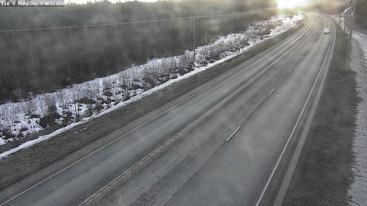 Kelikamerat Kuva Tie 9 Kuopio, Vartiala, Kuopio, Pohjois-Savo